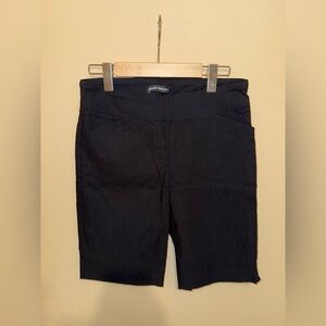 Hilary Radley Classic Black Women's Bermuda Shorts | Work to Casual